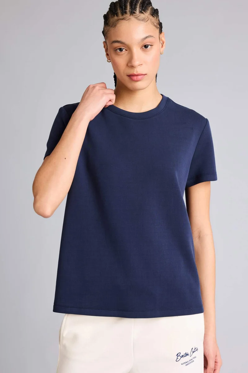 DeFacto Standard Fit Crew Neck modal Short Sleeve T-Shirt
