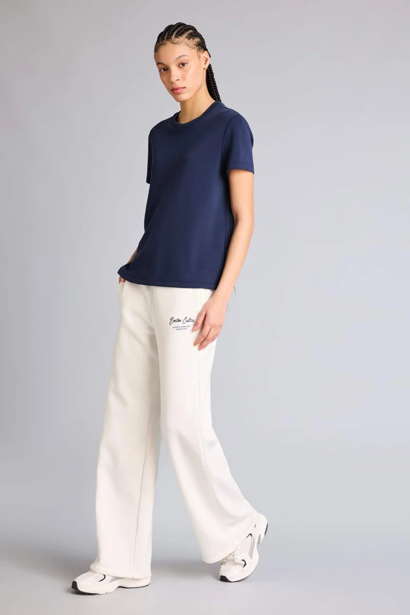 DeFacto Standard Fit Crew Neck modal Short Sleeve T-Shirt