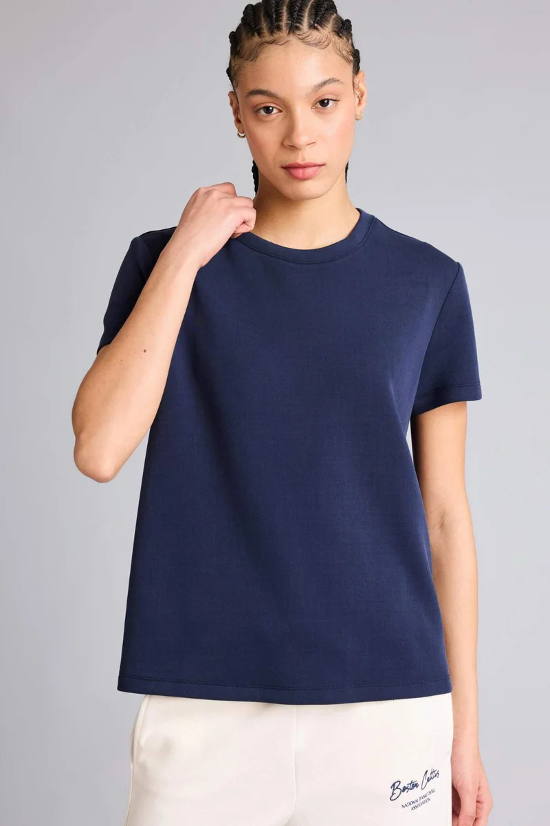 DeFacto Standard Fit Crew Neck Modal Sports T-Shirt