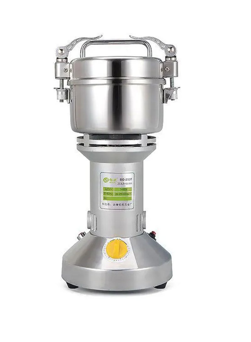 Grain Mill Grinder 200g ,High Speed Electric Stainless Steel Pulverizer Multi-Purpose Powder Machine for Cereals, Corn, Flour, Dry Spices, Herbs, Grains, Coffee, Rice - Image 1