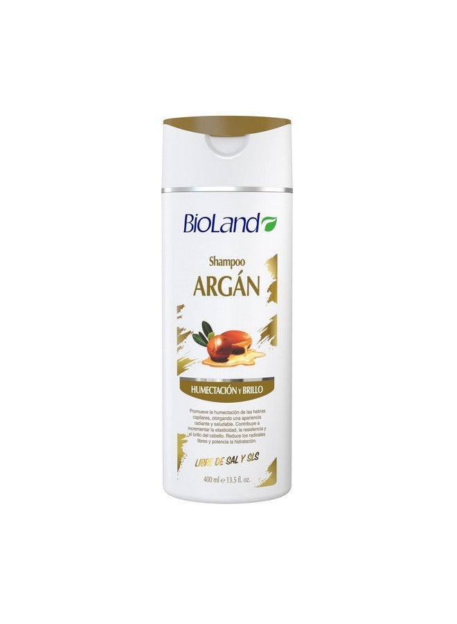 Bioland Bioland Argan Oil Shampoo - Nourishing & Revitalizing Shampoo for Treated & Dry Hair - 13.53 fl oz (400mL)  - Image 1