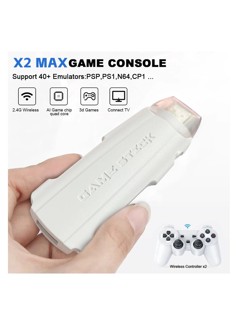 GAME X2 MAX 4K HD Video Game Console with 128GB Storage 30000 Built-in Games Wireless Controller Retro Handheld Game Player for TV and GBA - Image 4