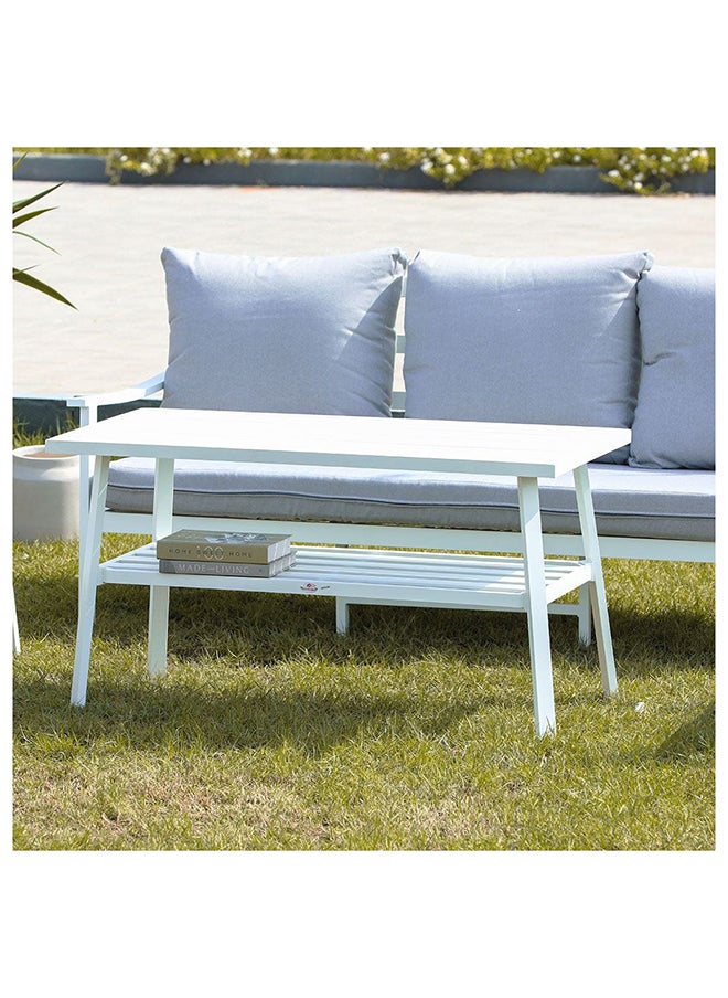 DANUBE HOME - Imperial 7-Seater Outdoor Sofa Dining Set Aluminum Frame Modern Garden Furniture Grey - Image 1