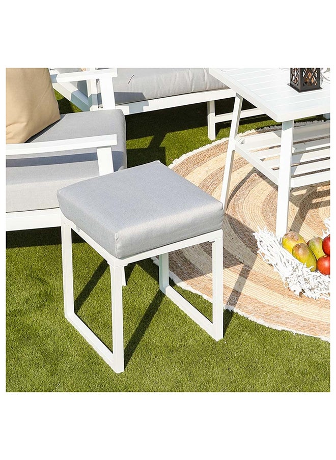 DANUBE HOME - Imperial 7-Seater Outdoor Sofa Dining Set Aluminum Frame Modern Garden Furniture Grey - Image 1