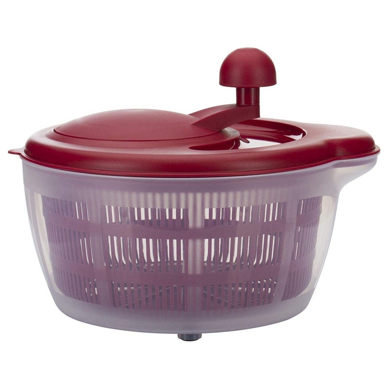 Westmark Germany Vegetable and Salad Spinner with Pouring Spout Red