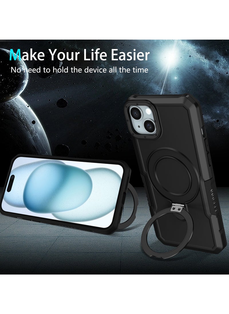 URBBKING - Protective Case Cover For Apple iphone 15 Plus  5G Black - Image 1