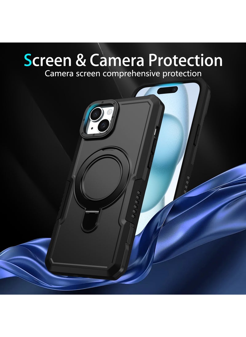 URBBKING - Protective Case Cover For Apple iphone 15 Plus  5G Black - Image 1