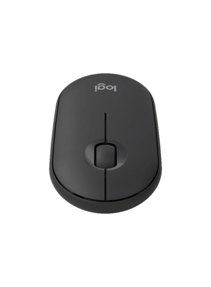 Logitech® M350S Pebble 2 Bluetooth Silent Mouse -Tonal Graphite Black Tonal Graphite Black - Image 3