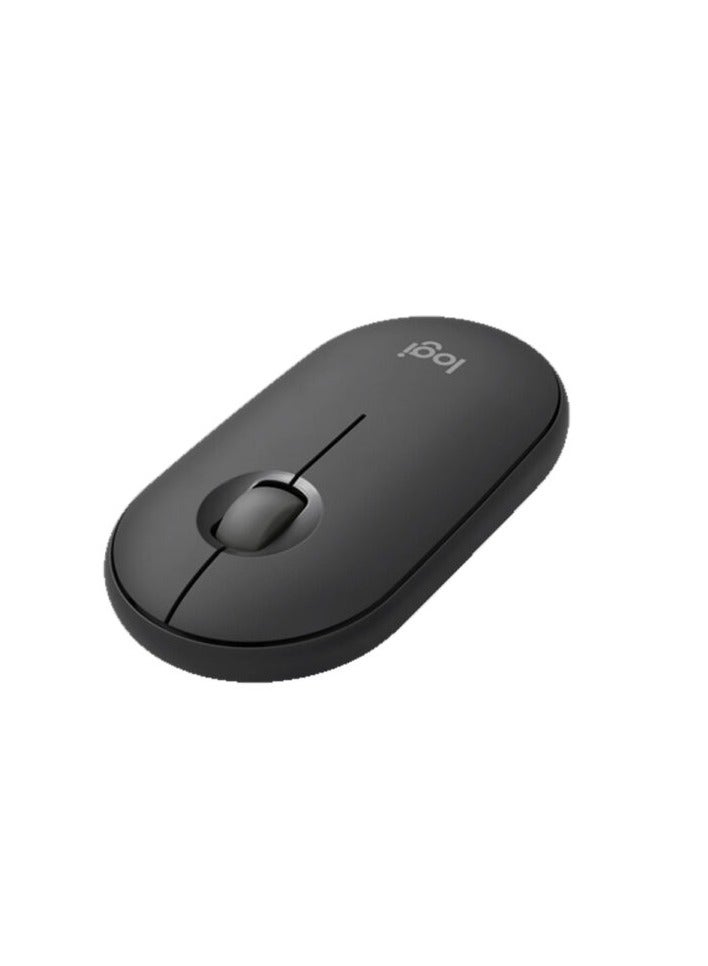 Logitech® M350S Pebble 2 Bluetooth Silent Mouse -Tonal Graphite Black Tonal Graphite Black - Image 2