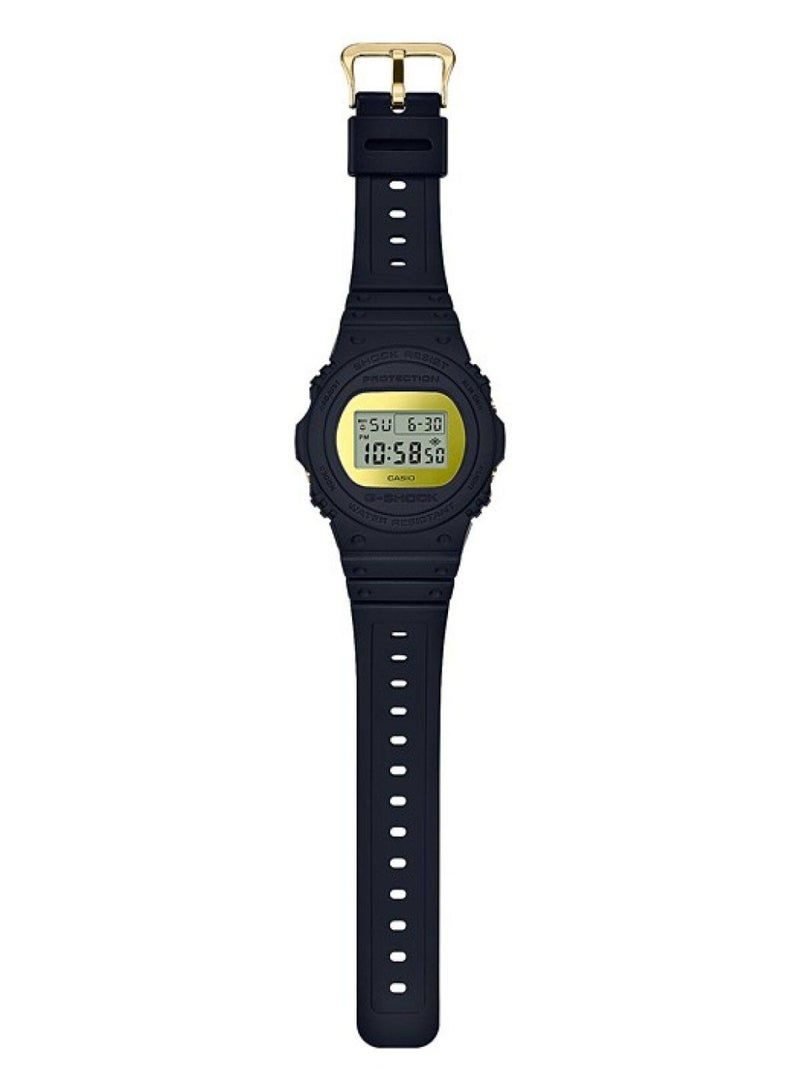 CASIO G-SHOCK DW-5700BBMB-1DR Digital Black & Gold Men's Watch - Image 2