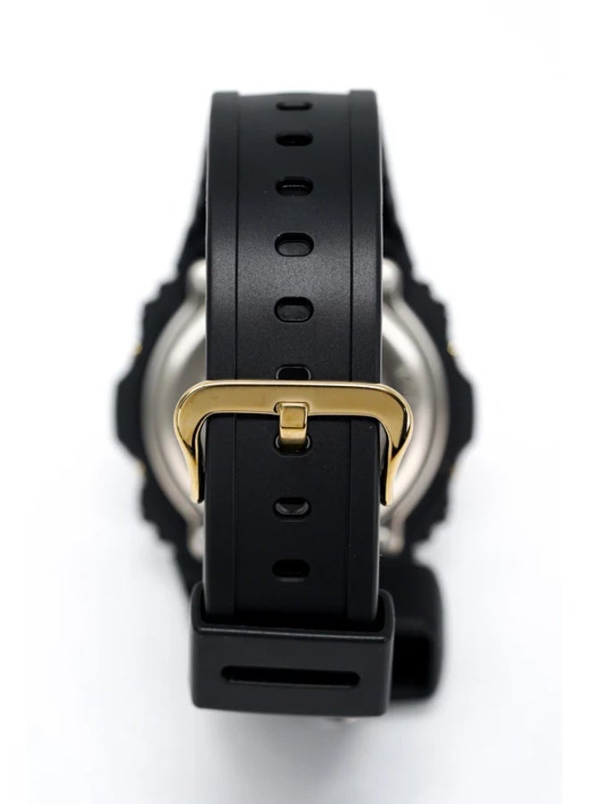 CASIO G-SHOCK DW-5700BBMB-1DR Digital Black & Gold Men's Watch - Image 3