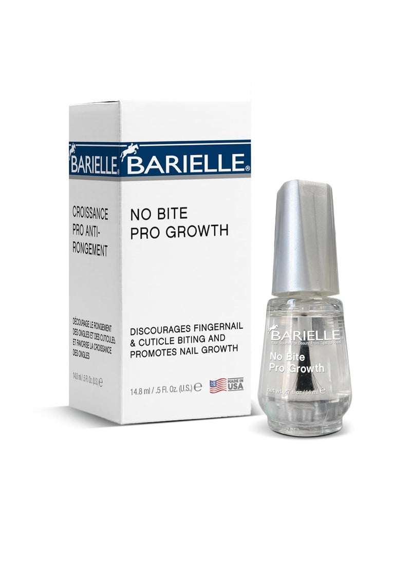 BARIELLE - Barielle No Bite Pro Growth, 0.5 Ounce - Nail Biting Prevention Treatment for Adults & Children, Stops Nail Biting - MADE IN USA - Image 1