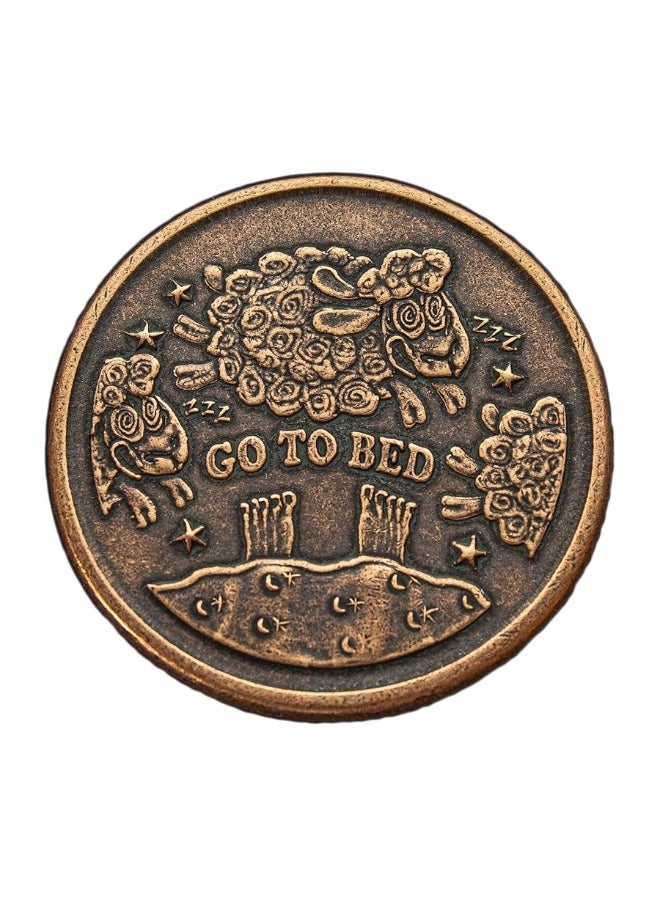Shire Post Mint One More Chapter / Go to Bed Copper Decision Maker Coin  - Image 1