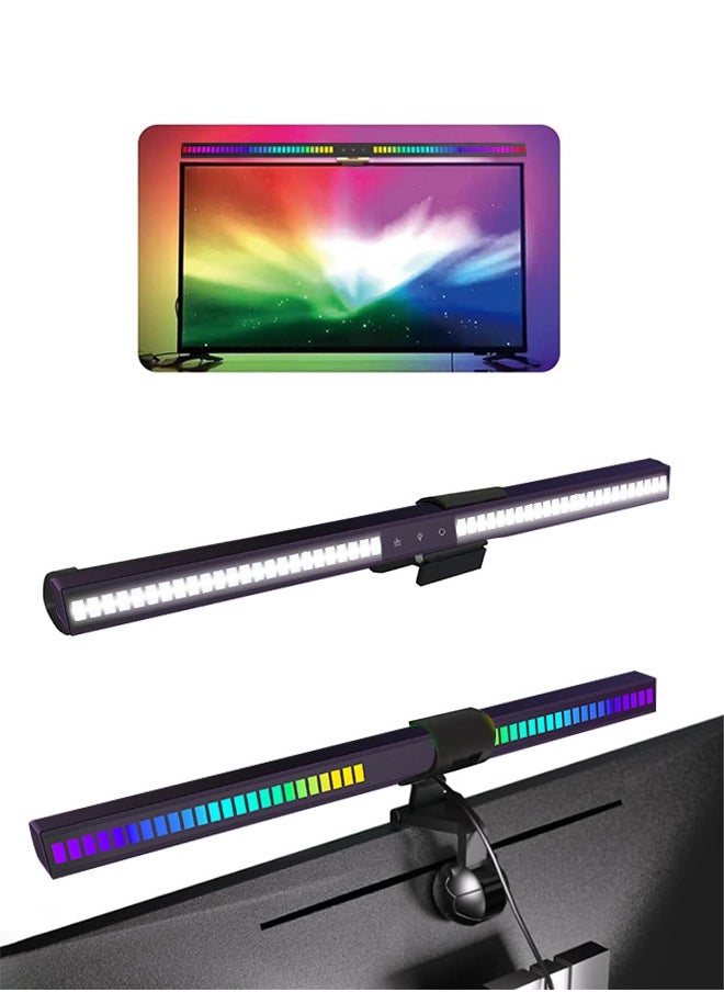 0TO1 TECH Computer Monitor Light Voice-Controlled Music Rhythm Eye Protection Light Color Pickup Light  - Image 1