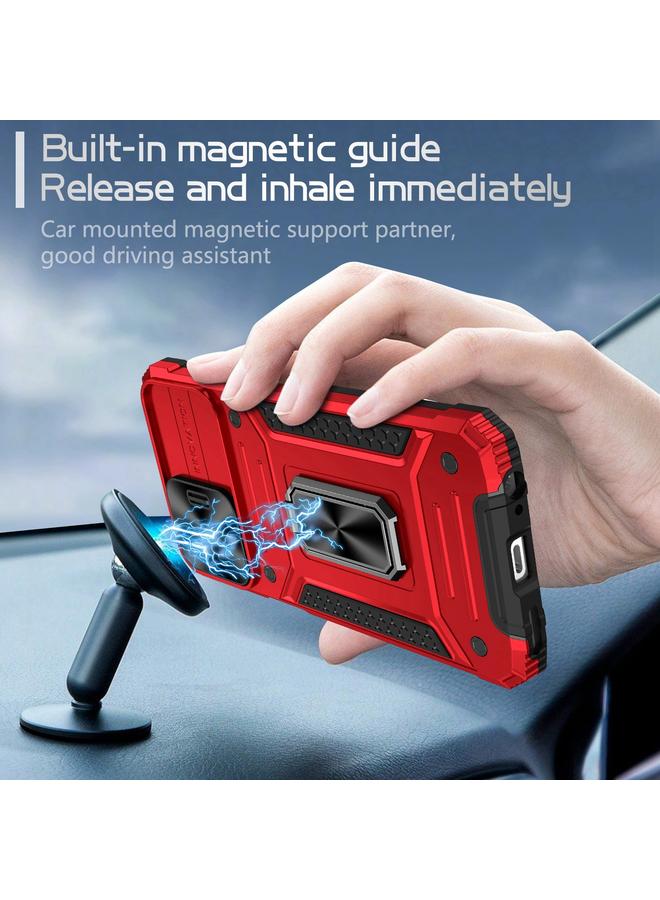 اس-توب جراب لهاتف Motorola Moto G 5G 2023 Camshield Robot TPU Hybrid PC Phone Case - Image 2