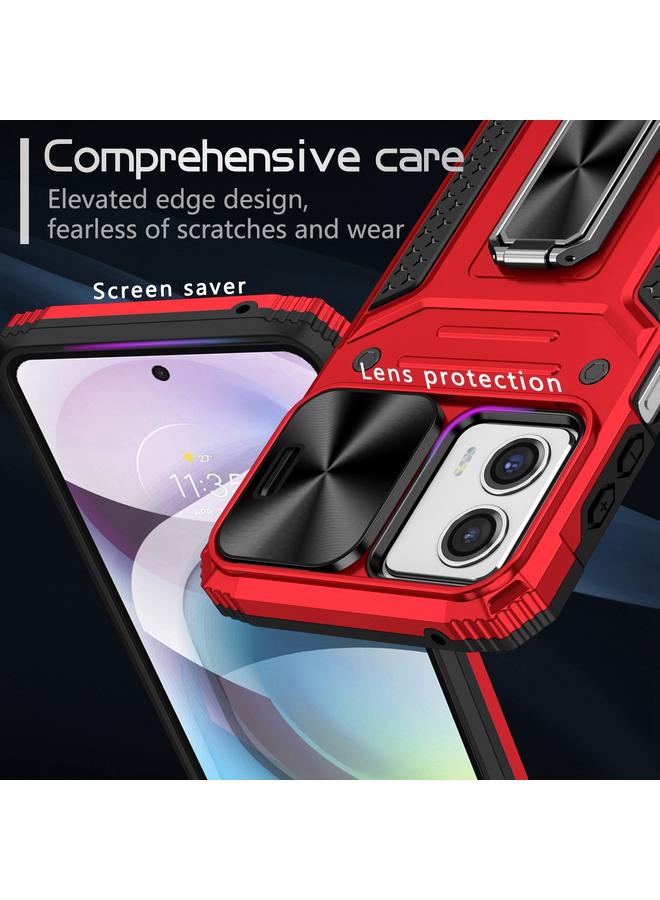 اس-توب جراب لهاتف Motorola Moto G 5G 2023 Camshield Robot TPU Hybrid PC Phone Case - Image 4