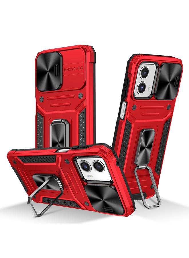 اس-توب جراب لهاتف Motorola Moto G 5G 2023 Camshield Robot TPU Hybrid PC Phone Case - Image 1