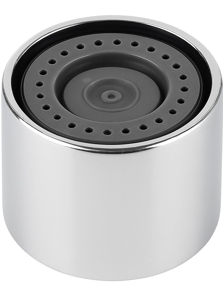 Water Saving Female Faucet Aerator, Bathroom Sink Aerator, 22mm Faucet Filter with Gasket & Wrench - for Kitchen Bathroom Silver (5 Pcs) - Image 2