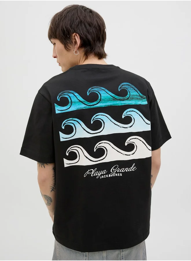 JACK & JONES Jack & Jones Graphic Print Short Sleeve T-Shirt