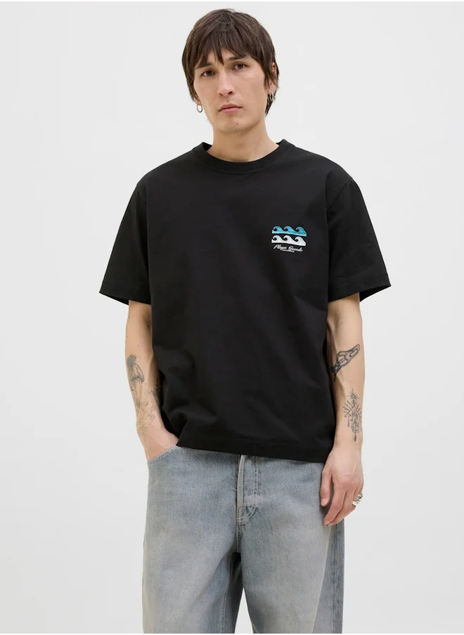 JACK & JONES Jack & Jones Graphic Print Short Sleeve T-Shirt