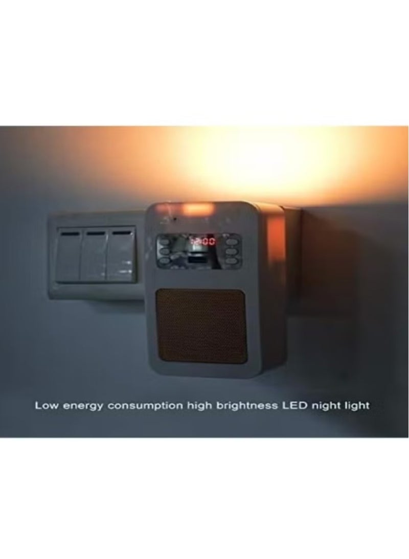 ELTRAZONE مكبر صوت القرآن مع جهاز تحكم عن بُعد لاسلكي – مشغل MP3 بصوت واضح، وظيفة التكرار، مثبت على الحائط، بطاقة TF سعة 8GB، مثالي للتعلم وتعزيز الروحانية - Image 2