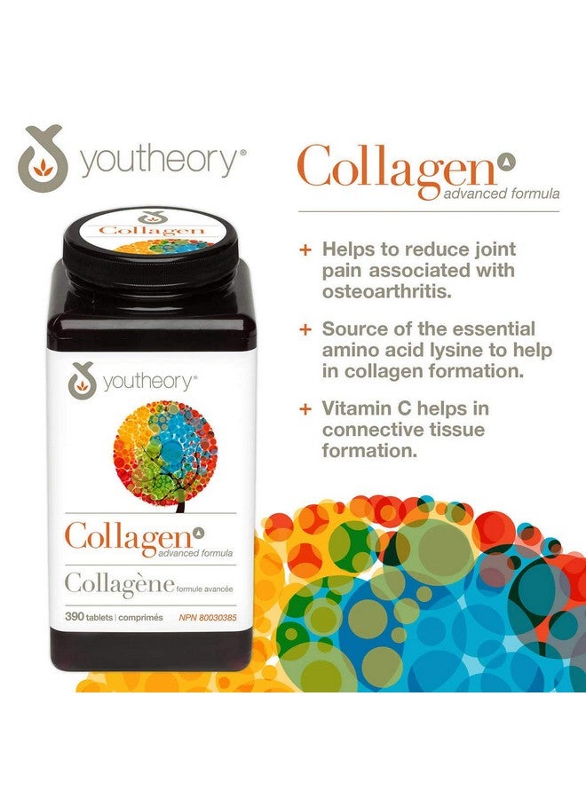 youtheory أقراص كولاجين يوتيوري المتقدمة - 390 حبة - Image 3