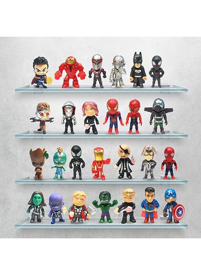general Mini Superhero Character Superhero Action Set Toy, Avengers Figure Marvel Hero Spider-Man Figure Birthday Gift Cake Decoration for Men and Women (26 pieces) - Image 3