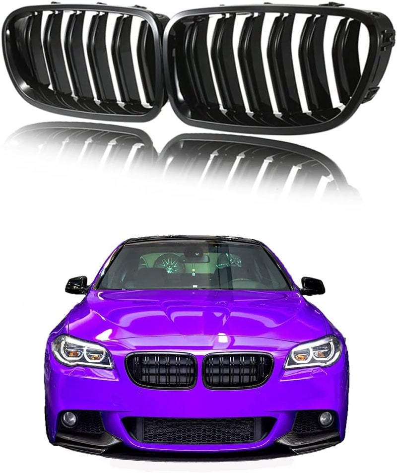 Avsty Tonee Front Kidney Grille for BMW 5 Series M5 F10 F11 F18 (2010-2016) - Gloss Black - Image 1