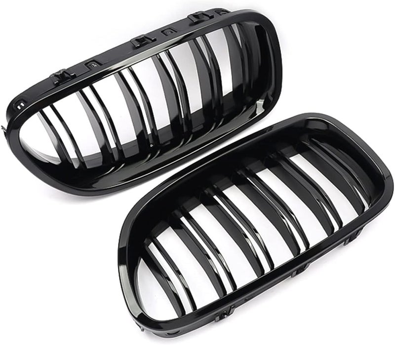 Avsty Tonee Front Kidney Grille for BMW 5 Series M5 F10 F11 F18 (2010-2016) - Gloss Black - Image 2