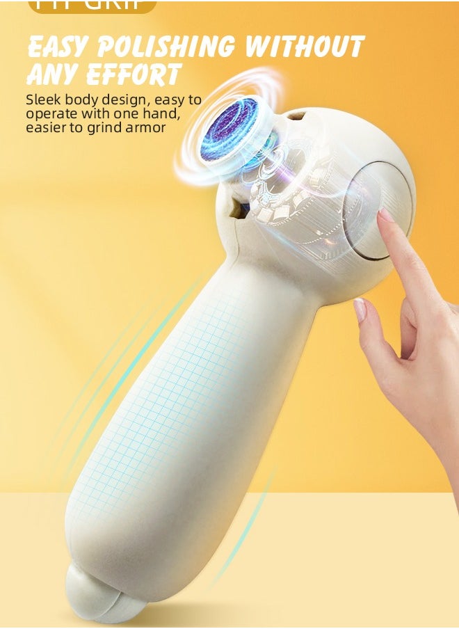 Soft Touch Baby Nail Trimmer Toddler Electric Nail File Trimmer Baby Nail Clippers  Safe and Silent Baby Nail File Rechargeable, Nail Kit Set for Baby Nail Care with 6 Buffer Pads and Storage Case for Toddler  - Image 5
