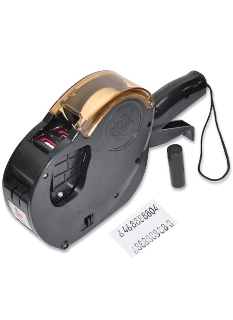FIS Price and Date Label Machine 2 Line Printing, Black Colour - FSPX04BK