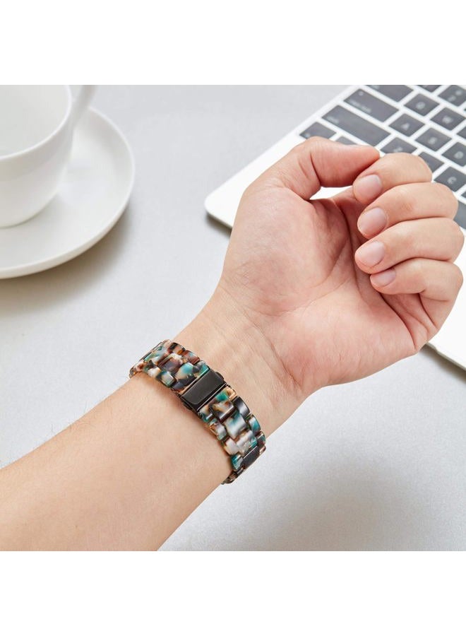 Binlun Resin Watch Strap for Lady Men 12mm 14mm 16mm 18mm 20mm 22mm, Quick Release Deployment Buckle Replacement Strap for Smartwatch, 14 Colors Lightweight Fashion Band, 22mm, Resin, No gem - Image 2