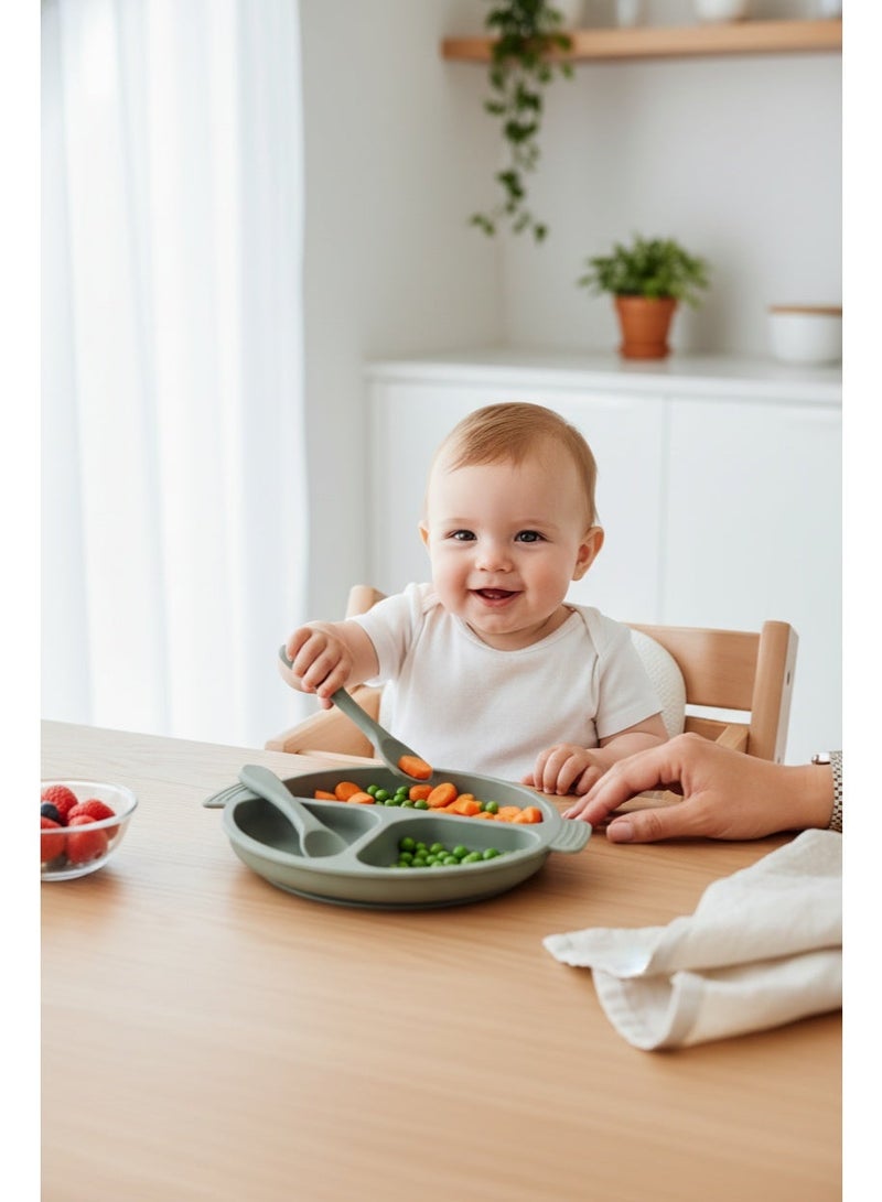 ترو طبق سيليكون + معلقه وشوكه من ترو - Image 2