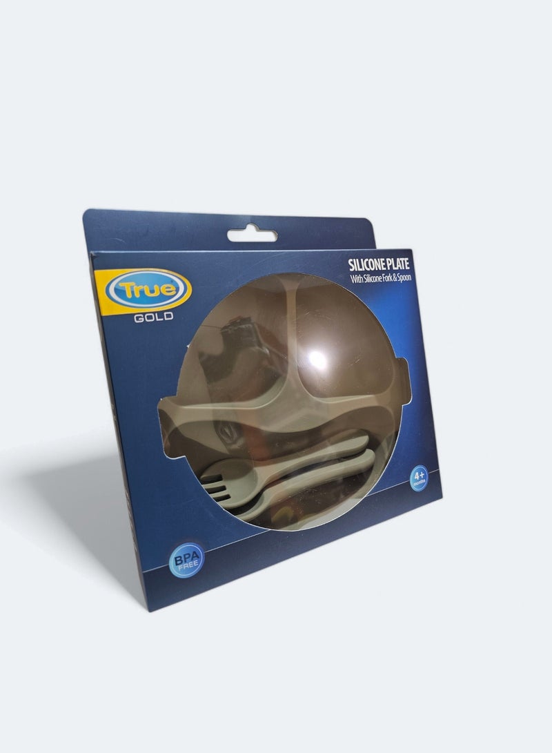 ترو طبق سيليكون + معلقه وشوكه من ترو - Image 4