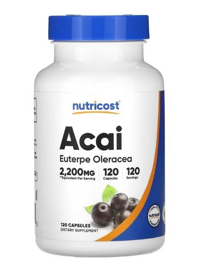 Acai 2200 Mg 120 Capsules - Image 1