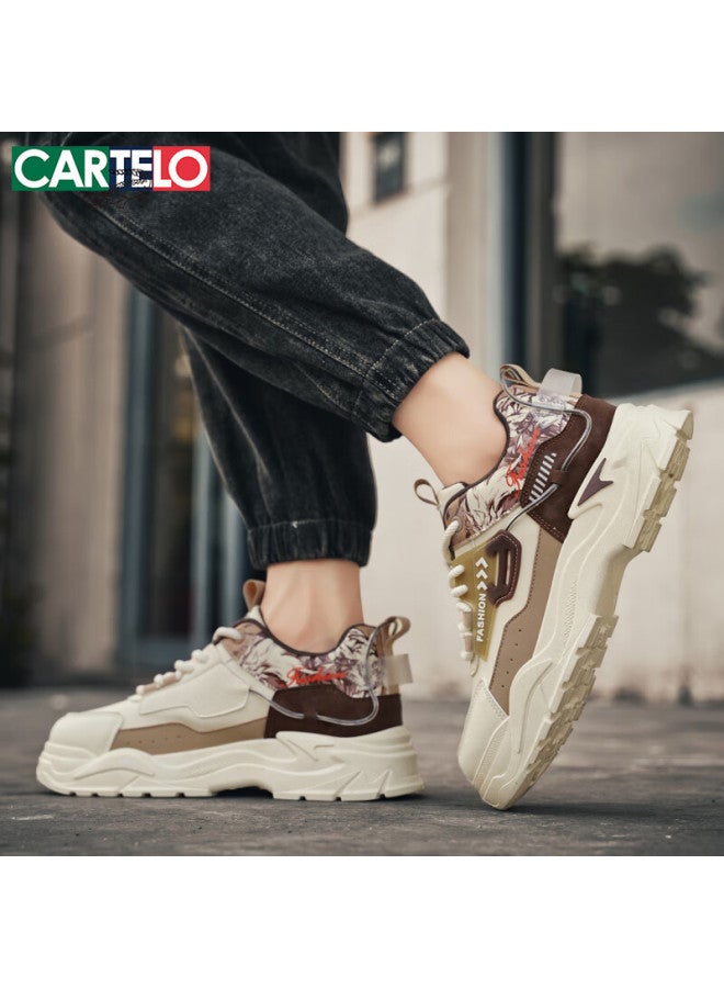 Cartelo Men's Shoes Summer Fashion Casual Shoes Men Thick-soled Breathable All-match Men's Sports Shoes Mika Size 42 - Image 4