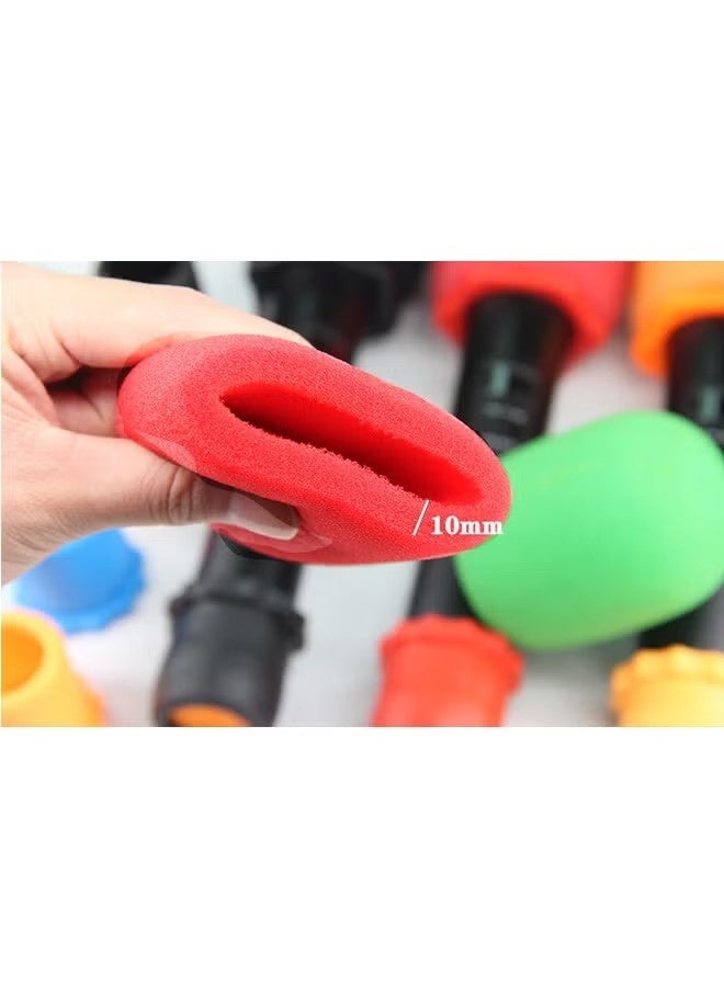 6 Pcs Foam Microphone Cover, Thick Color Microphone Windscreen, Reusable Portable Stage Microphone Cover - Image 4