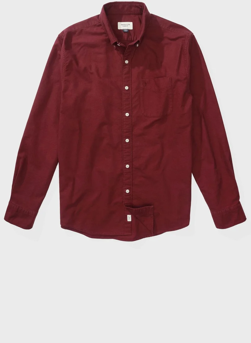 American Eagle Pocket Detail Button Down Shirt