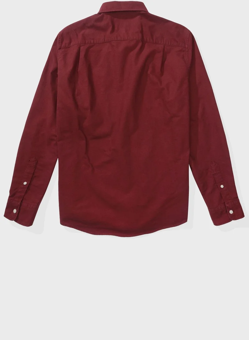 American Eagle Pocket Detail Button Down Shirt