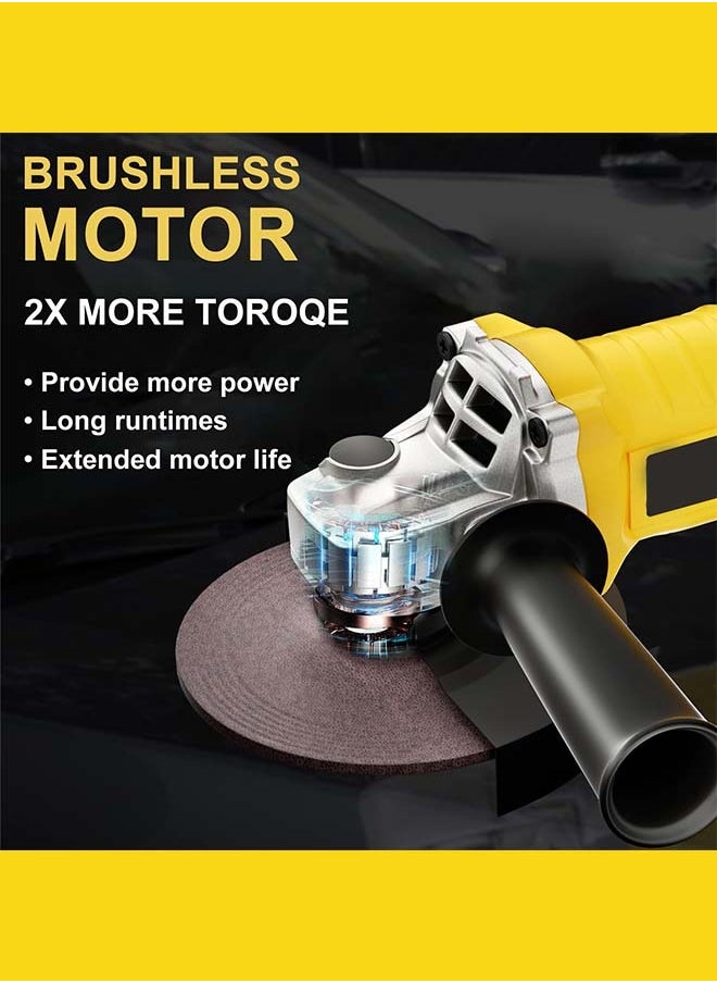 JINSOO - JINSOO high-power rechargeable wireless grinding machine, 3/8-inch brushless electric drill, with lithium battery and charger, industrial-grade Angle grinding machine and electric drill 2-in-1 multi-functional set - Image 1