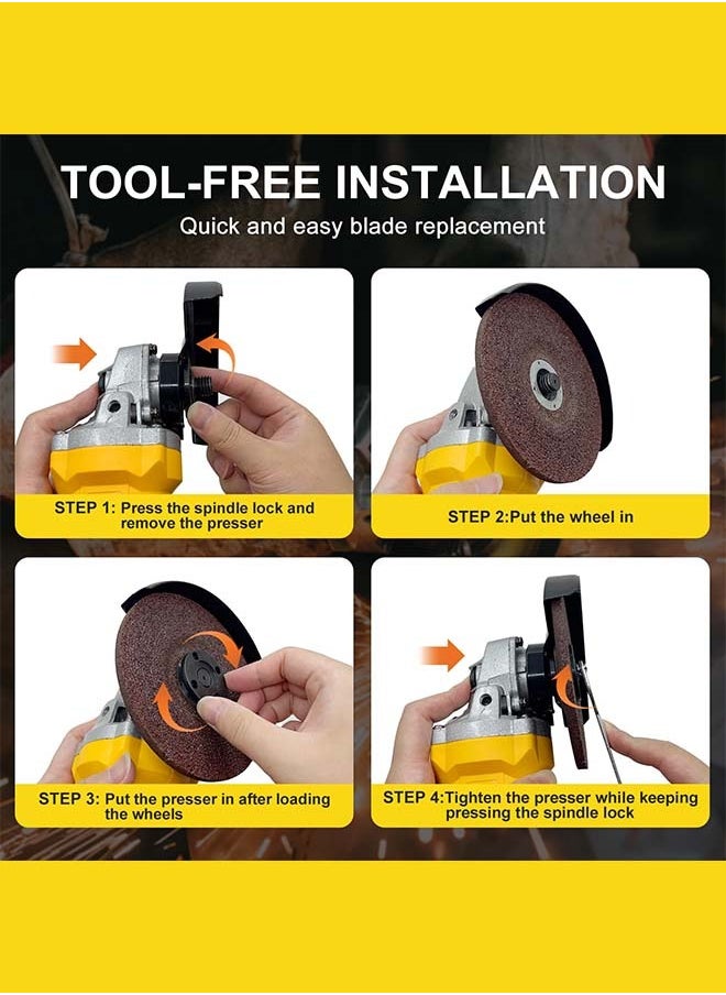 JINSOO - JINSOO high-power rechargeable wireless grinding machine, 3/8-inch brushless electric drill, with lithium battery and charger, industrial-grade Angle grinding machine and electric drill 2-in-1 multi-functional set - Image 1