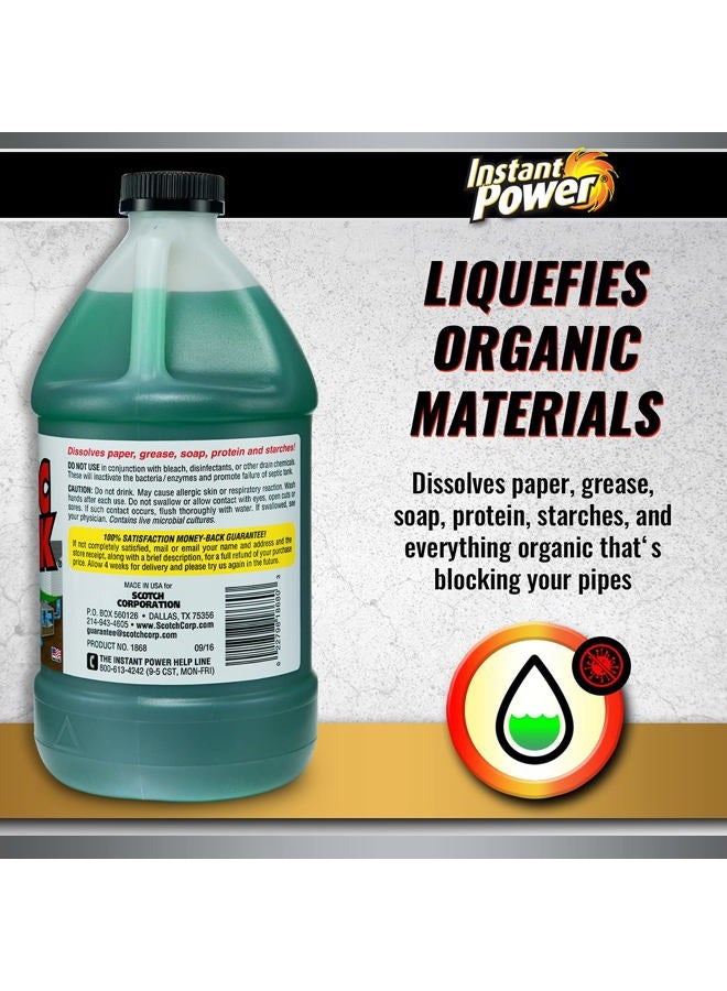 Instant Power Septic Shock – Septic Tank Treatment, Drain Cleaner Liquid Clog Remover for Septic System, 67.6 Oz - Image 4