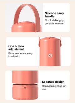 SYOSI Portable Dryer Machine for Clothes, Portable Clothes Dryer for Apartments, Portable Small Mini Dryer Machine, Travel Clothes Dryer, Suitable for Socks, Tank Tops, Panties, Underwear (Orange)  - Image 4