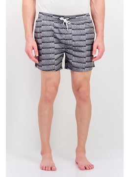 Men Drawstring Allover Print Swim Short, Grey - pzsku/ZD20B9059910978B4D036Z/45/_/1737642300/504997d6-d752-4a33-b3e8-3eea8b21b421