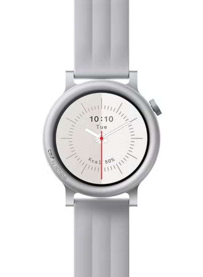 TIGER Watch 3 Pro Smartwatch – AMOLED Display, Bluetooth Calling, GPS, Health & Fitness Tracking, Long Battery Life, Water Resistant, Official Authorization – Light Grey - Image 3
