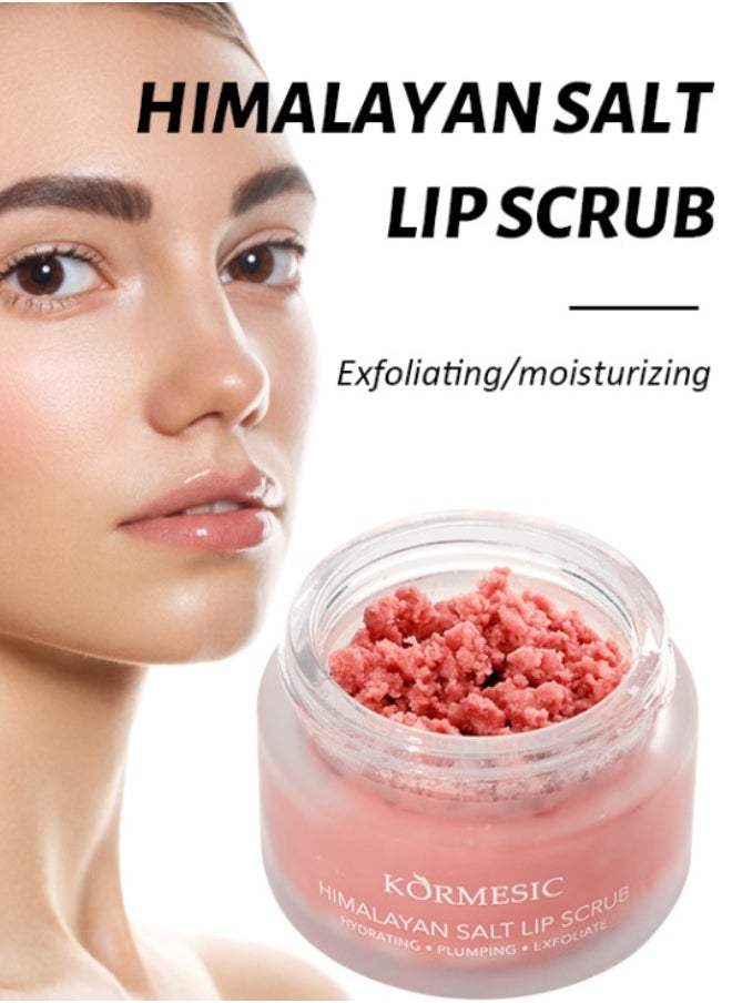 Kormesic Himalayan Salt Lip Scrub Exfoliates, Hydrates, Unisex Rich in Himalayan Salt, Vitamin C, Olive Oil Suitable for all skin types  - Image 1
