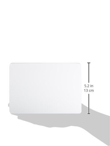 School Smart مرآة أكريليك شخصية ذات زوايا مدورة مع ظهر مغناطيسي، 5 ل × 7 و بوصة، لون شفاف متنوع - 247465 - Image 3