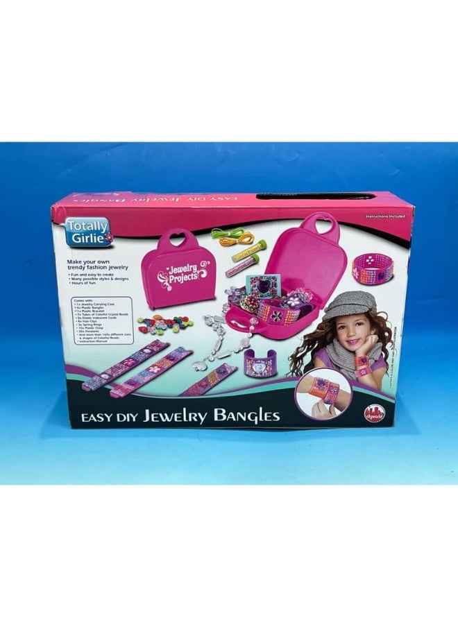Totally Girlie - Totally Girlie Easy DIY Jewelry Bangles Craft Set - Image 1