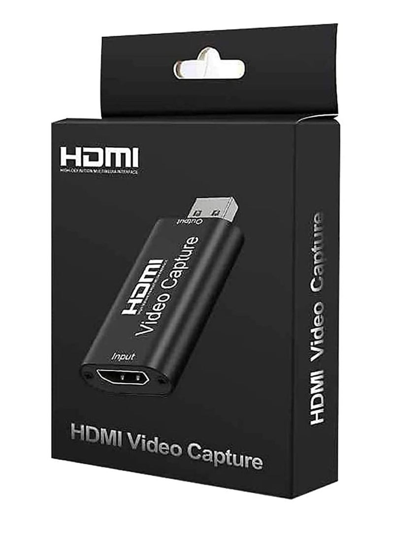 Terabyte 4K HDMI Video Capture Card, Cam Card Game Capture Card Audio Capture Adapter HDMI to USB 2.0 Record Capture Device for Streaming, Live Broadcasting, Video Conference, Teaching, Gaming - Image 1