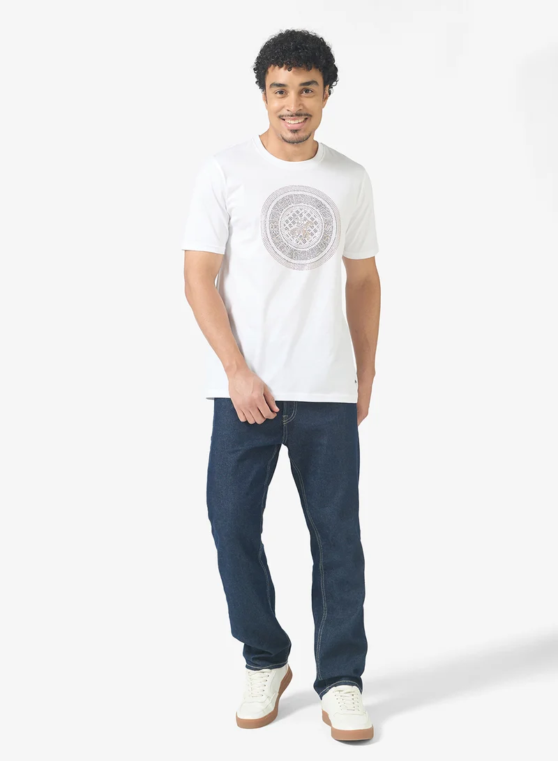 BEVERLY HILLS POLO CLUB  Graphic Crew Neck T-Shirt for Men | Best Price UAE